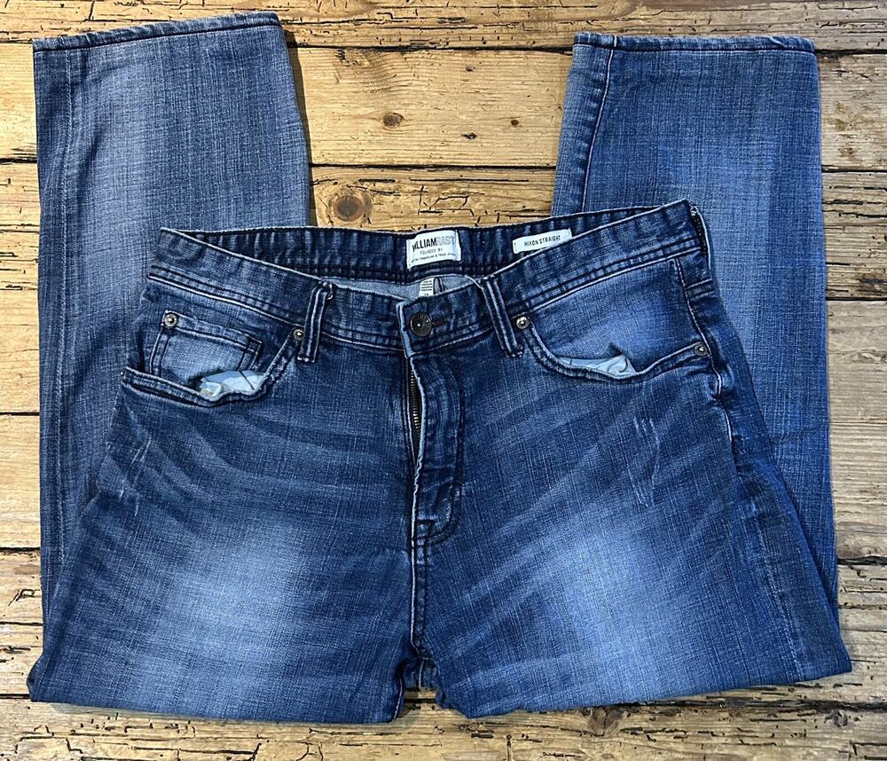 William Rast Mens hixon straight denim mens size 34/25